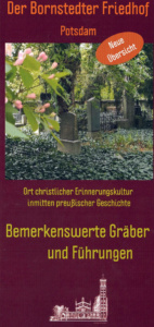 Flyer Bornstedter Friedhof mit neuer Übersicht